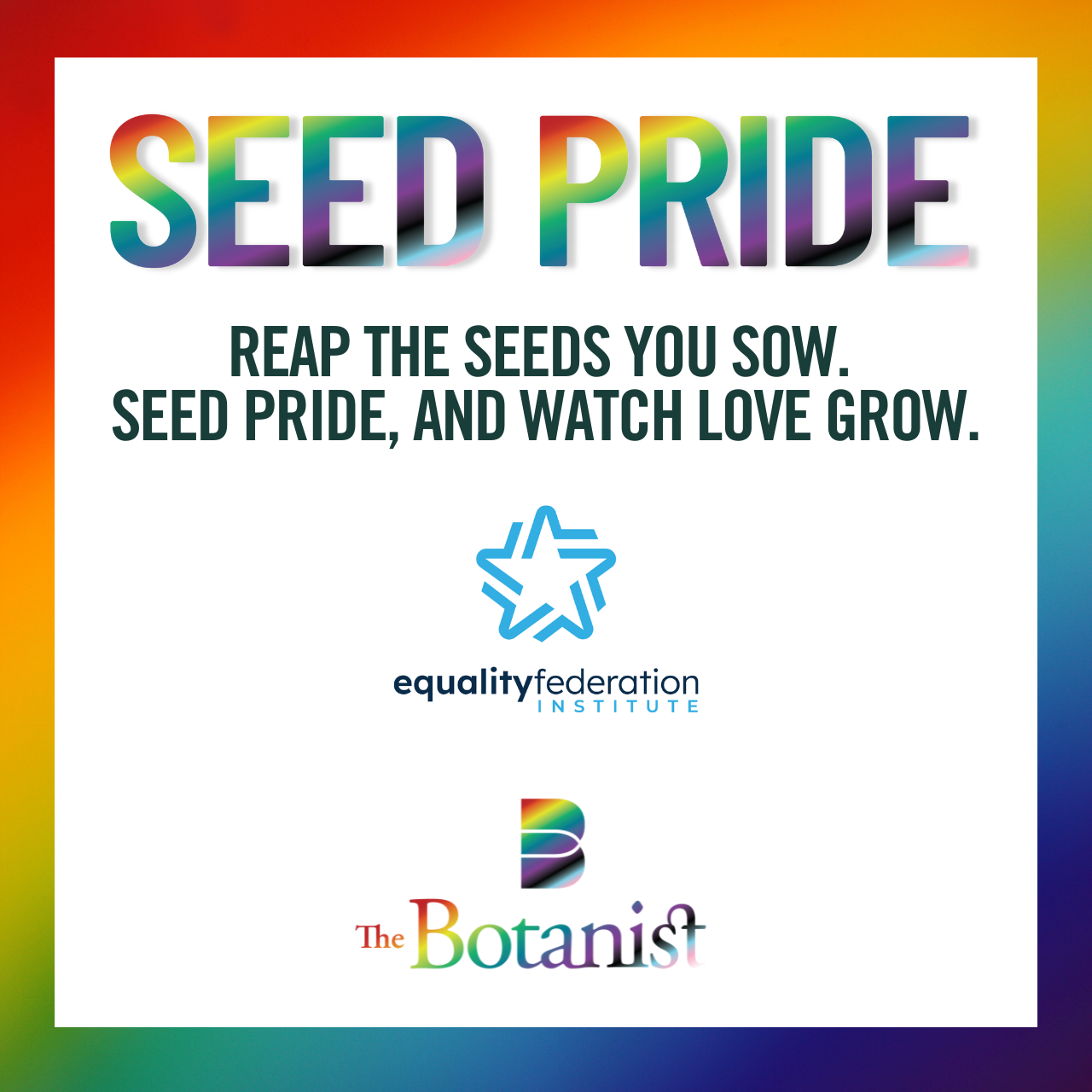 Announce donation to Equality Federation for Pride